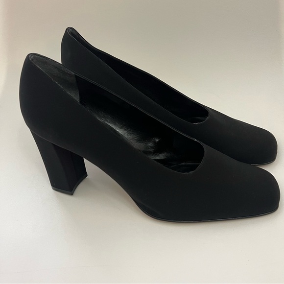 Sesto Meucci Black Square Toe Heel size 12 - Picture 6 of 7